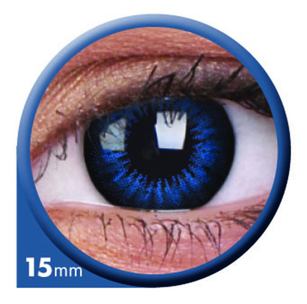 ColorVue Big Eyes - Cool Blue (2 St. 3-Monatslinsen) – ohne Stärke