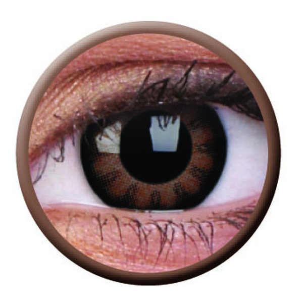 ColorVue Big Eyes - Sexy Brown (2 St. 3-Monatslinsen) – mit Stärke