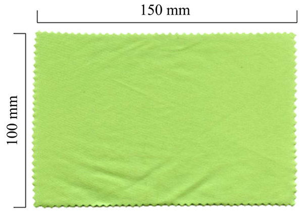 Mikrofaser Brillenputztuch – grün 100x150