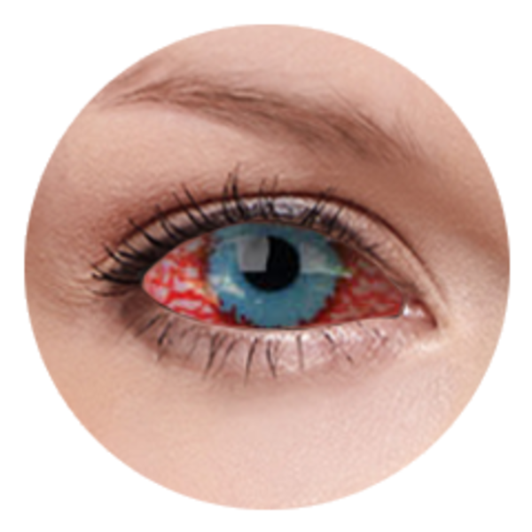 ColourVue Crazy Kontaktlinsen 22 mm - Mesmero (2 St. 6-Monatslinsen) – ohne Stärke
