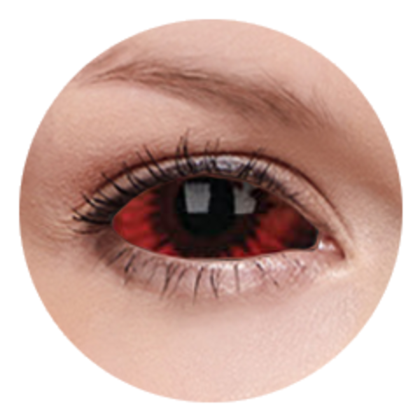 ColourVue Crazy Kontaktlinsen 22 mm - Sunpyre (2 St. 6-Monatslinsen) – ohne Stärke