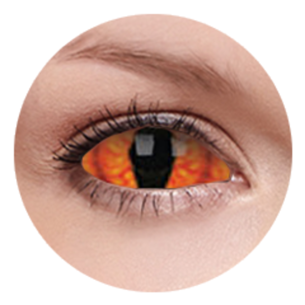 ColourVue Crazy Kontaktlinsen 22 mm - Shadowcat (2 St. 6-Monatslinsen) – ohne Stärke