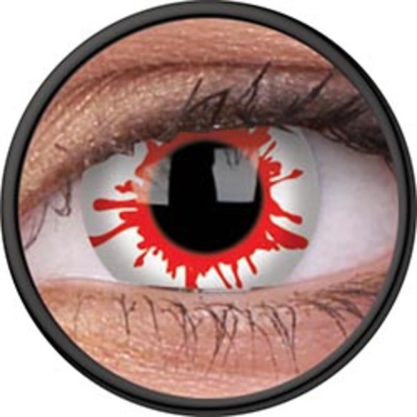 ColourVue Crazy Kontaktlinsen - Wild Blood (2 St. Jahreslinsen) – ohne Stärke
