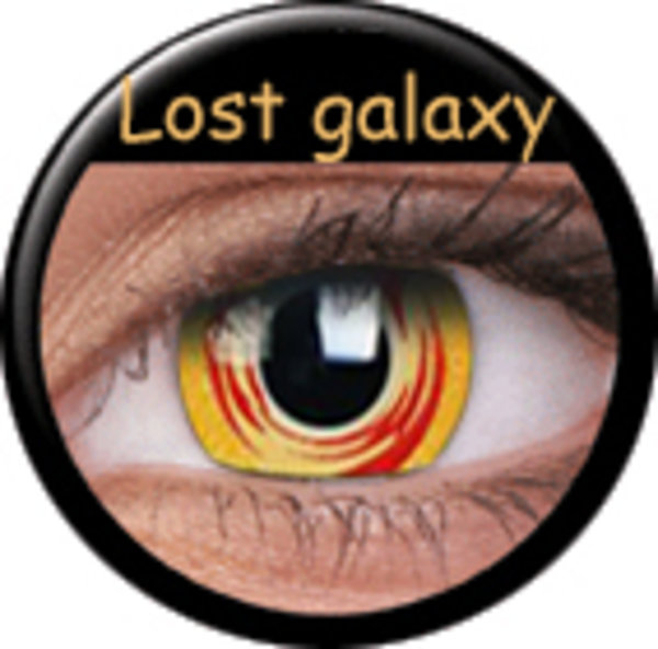 Phantasee Crazy Kontaktlinsen - Lost Galaxy (2 St. Jahreslinsen) – ohne Stärke - exp.02/2021