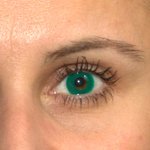 ColorVue Crazy-Kontaktlinsen - Emerald (2 St. 3-Monatslinsen) – ohne Stärke