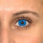 ColorVue Crazy-Kontaktlinsen -  Sky blue (2 St. 3-Monatslinsen) – ohne Stärke