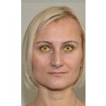 ColorVue Crazy-Kontaktlinsen - Yellow (2 St. 3-Monatslinsen) – mit Stärke