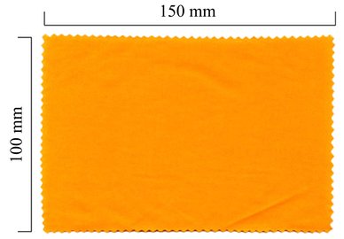 Mikrofaser Brillenputztuch – orange 100x150