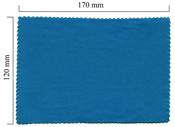 Mikrofaser Brillenputztuch – blau 120x170