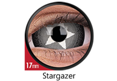 ColorVue Crazy  Kontaktlinsen 17 mm - Stargazer (2 St. Jahreslinsen) – ohne Stärke