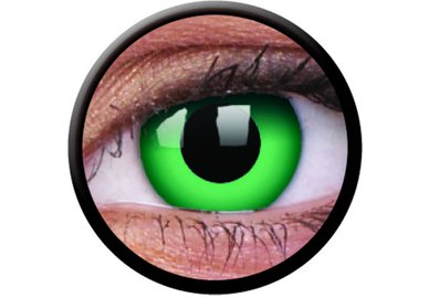 ColorVue Crazy Kontaktlinsen - Emerald (2 St. Jahreslinsen) – ohne Stärke