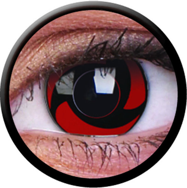 ColorVue Crazy Kontaktlinsen - Mangekyu (2 St. Jahreslinsen) – ohne Stärke