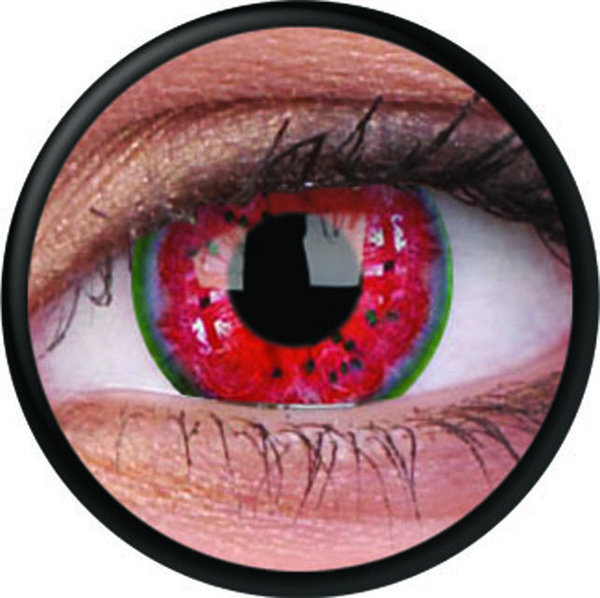 ColorVue Crazy Kontaktlinsen - Melon Colic (2 St. Jahreslinsen) – ohne Stärke