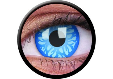 ColourVue Crazy Kontaktlinsen - Underworld Selene (2 St. Jahreslinsen) – ohne Stärke