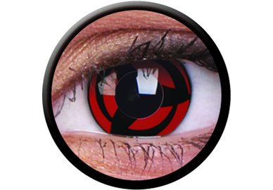 ColorVue Crazy-Kontaktlinsen - Kakashi (2 St. 3-Monatslinsen) – ohne Stärke
