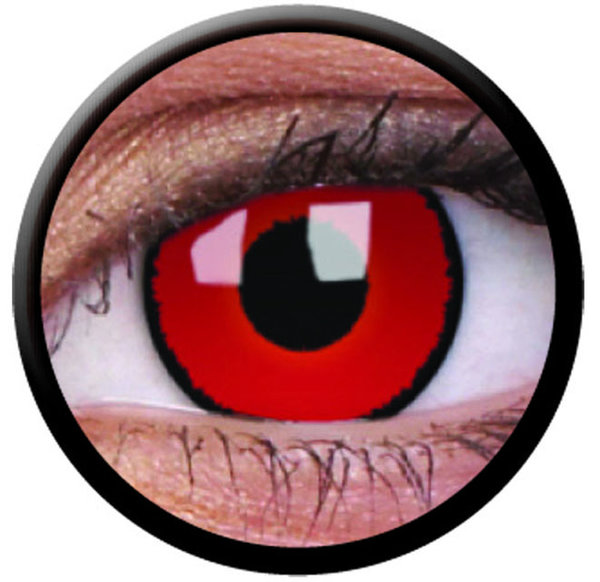 ColorVue Crazy-Kontaktlinsen - Voldermort (2 St. 3-Monatslinsen) – mit Stärke